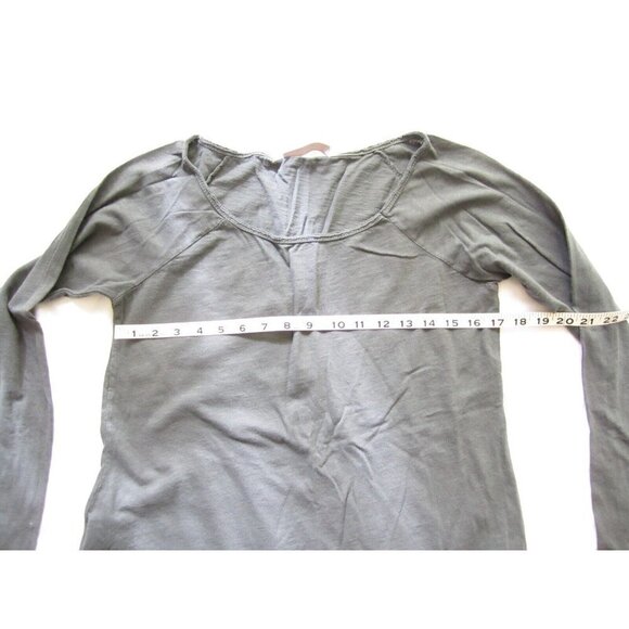 Women's Baci Cowl Neck Cotton Long Sleeve Shirt Size M (Made in Italy) WB40 - Picture 2 of 7